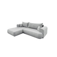 ECKSOFA Anike In Now Or Never - Grau, Holzwerkstoff/Textil (260/173cm) - Fun Möbel