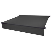 KASSETTEN-MARKISE VOLANT AUSFAHRBAR Anthrazit, Anthrazit - Anthrazit, Textil (500/15/300cm) - MCW