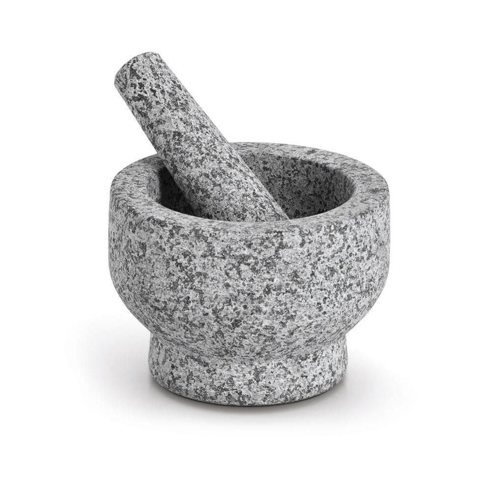 MÖRSER Granit Elvo Ø 14 cm - Grau, Stein (14/10/14cm) - ZELLER