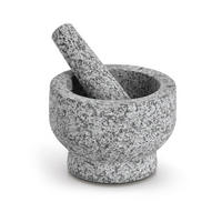 MÖRSER Granit Elvo Ø 14 cm - Grau, Stein (14/10/14cm) - ZELLER