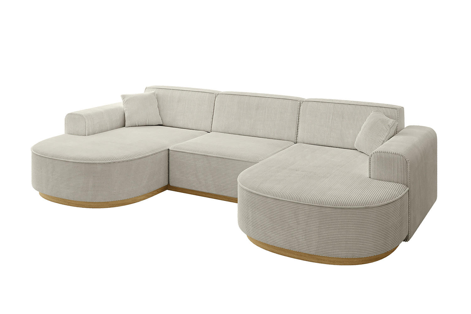 Altdecor Wohnlandschaft Creme 303x83x171 cm