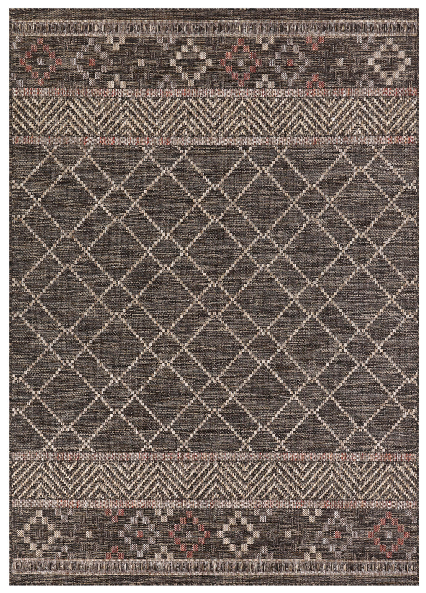 TEPPICH MELISSA DUNKELBRAUN 120/180 cm - Dunkelbraun, Textil (120/180cm) - Tapiso