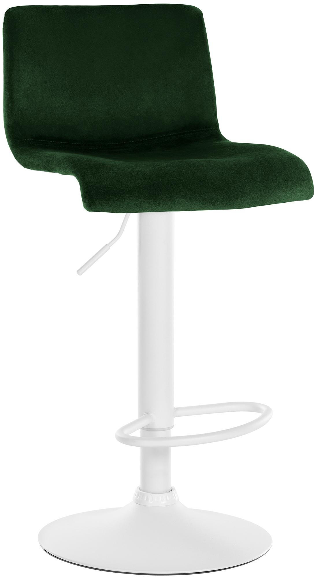 BARHOCKER Samt Grün - Grün, Textil (39/83/36cm) - CLP