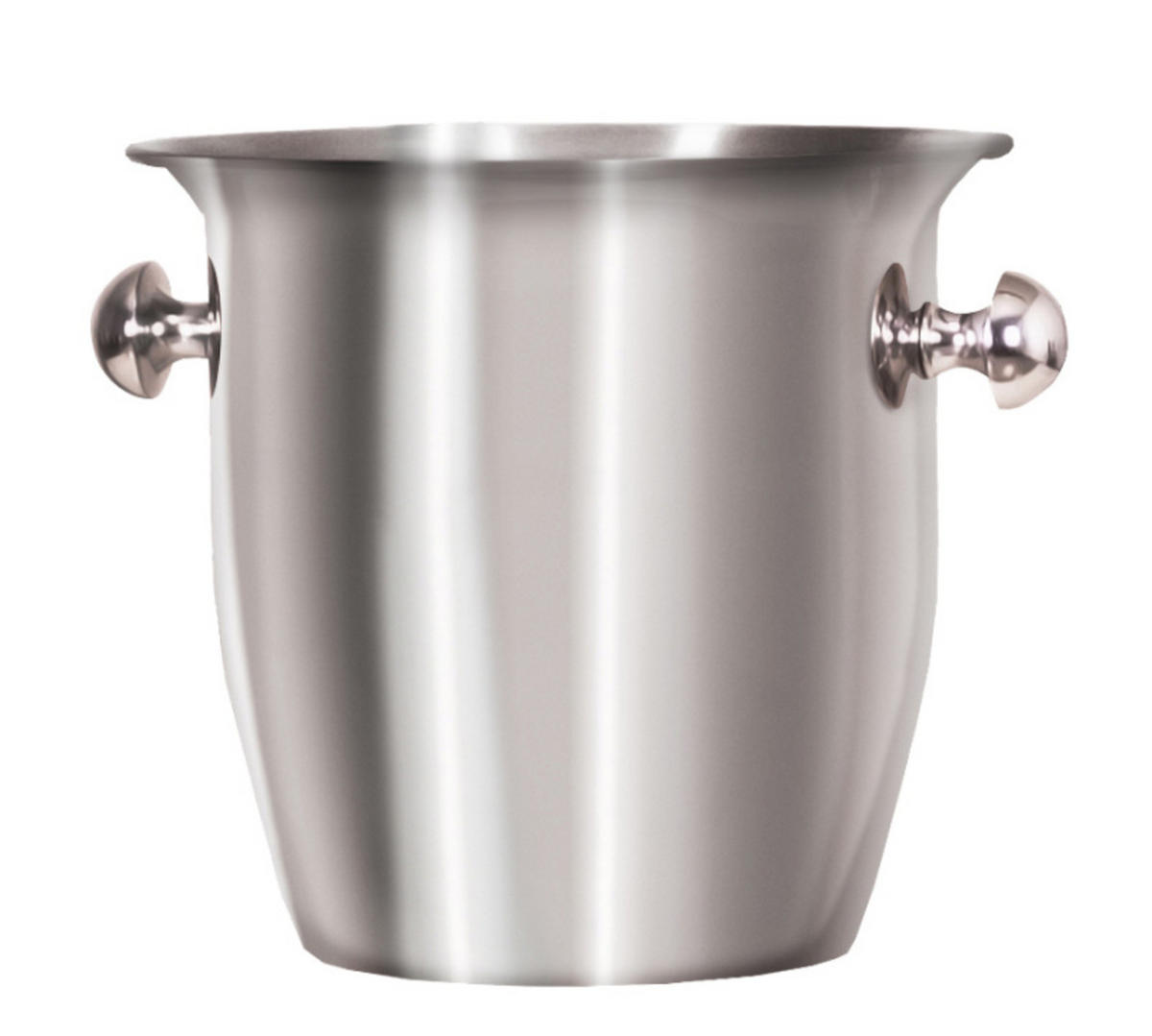 STRANDKORB Zubehör Becherhalter und Champagnerkühler - Silberfarben/Braun, Metall (23/21/29cm) - Mr. Deko