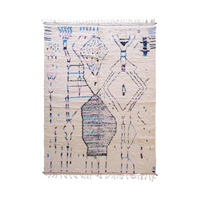 BERBERTEPPICH aus reiner Wolle 193x 291 cm - Multicolor, Naturmaterialien (193/291cm) - AFK Living