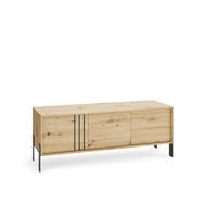 TV-SCHRANK Natan 150cm, dreitürig, mit Metallfüßen, artisan - Eiche Artisan, Kunststoff (150/57/40cm) - Margaret Hadas24