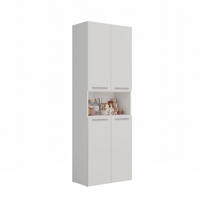 BAD Hochschrank Billy - Weiß, Holzwerkstoff (60/174/30cm) - kommodly