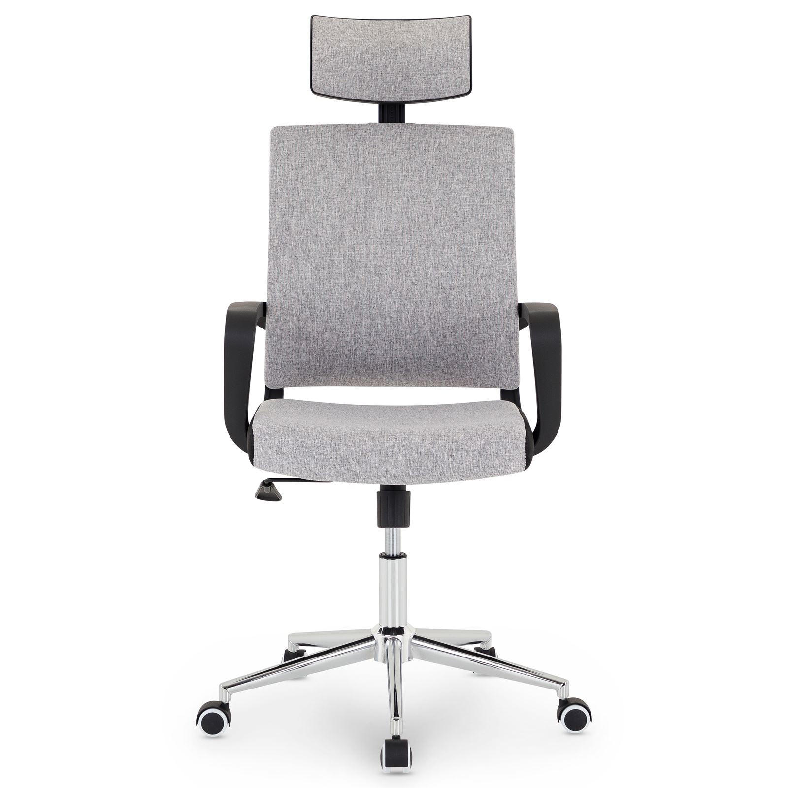BÜRODREHSTUHL HERRY - Grau, Textil (57/124/62cm) - IDIMEX