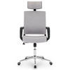 BÜRODREHSTUHL HERRY - Grau, Textil (57/124/62cm) - IDIMEX