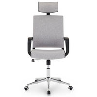 BÜRODREHSTUHL HERRY - Grau, Textil (57/124/62cm) - IDIMEX