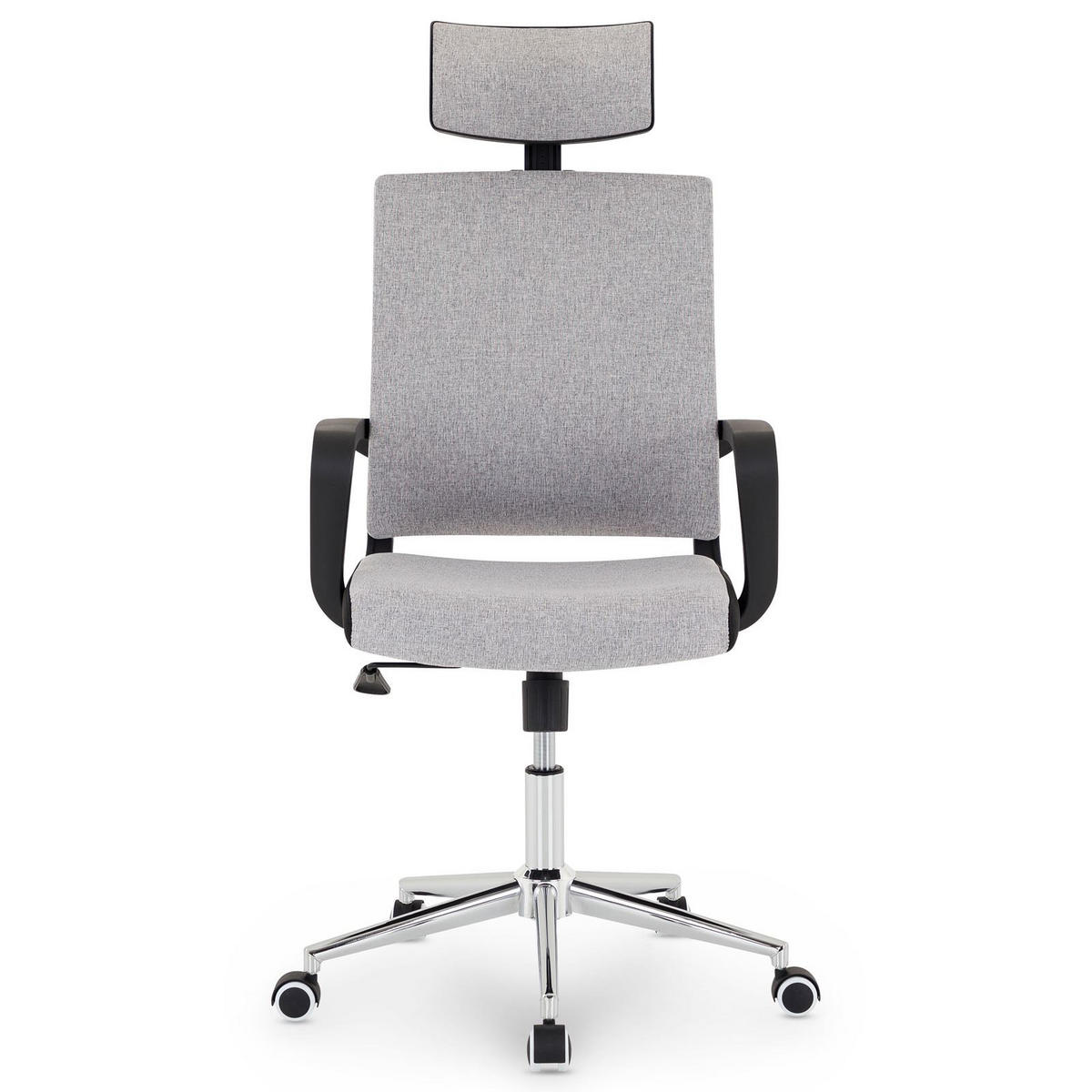 BÜRODREHSTUHL HERRY - Grau, Textil (57/124/62cm) - IDIMEX