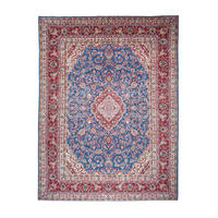 TEPPICH Ekbatan Blau 363/274 cm Schurwolle - Blau, Textil (274/363cm) - Looma