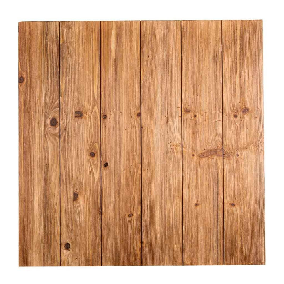 TISCH aus Metall und Holz, 60cm - Braun, Holz (60/60/60cm) - Wanderlust