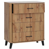 KOMMODE Hellbraun - Hellbraun, Holz (80/92/40cm) - MCW