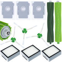 ZUBEHÖR E/I/J Serie - 11-tlg. Set, 3 HEPA-Filter, 3 Beutel, 3 Seitenbürsten, 2 Hauptwalzen - Multicolor, Kunststoff/Metall (10/10/10cm)