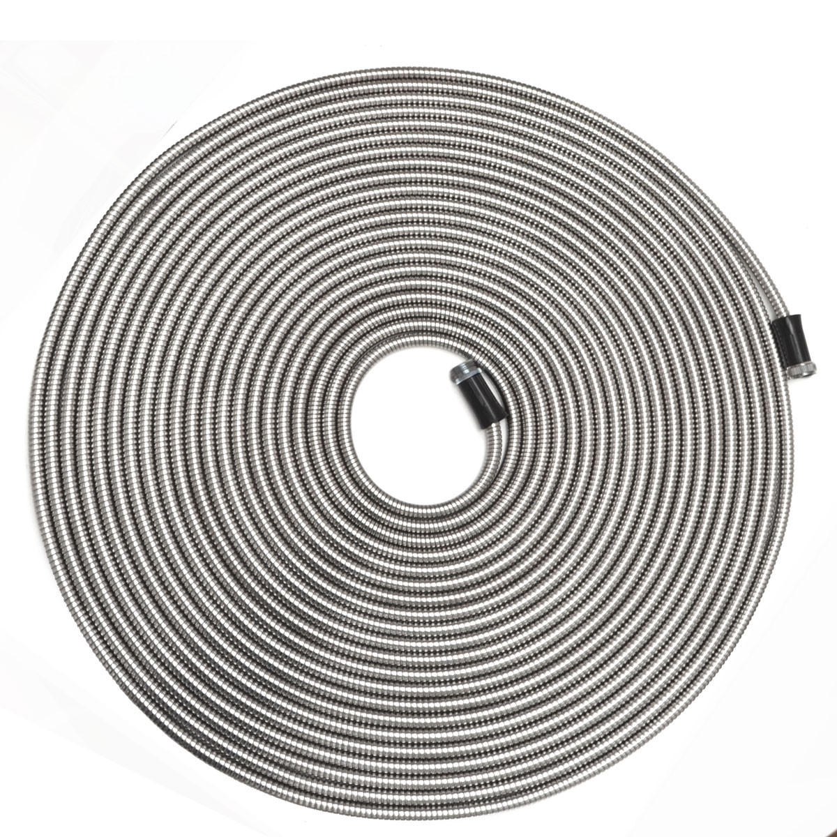 EDELSTAHL-GARTENSCHLAUCH 22,5 m - Silberfarben, Metall (2250cm) - eyepower