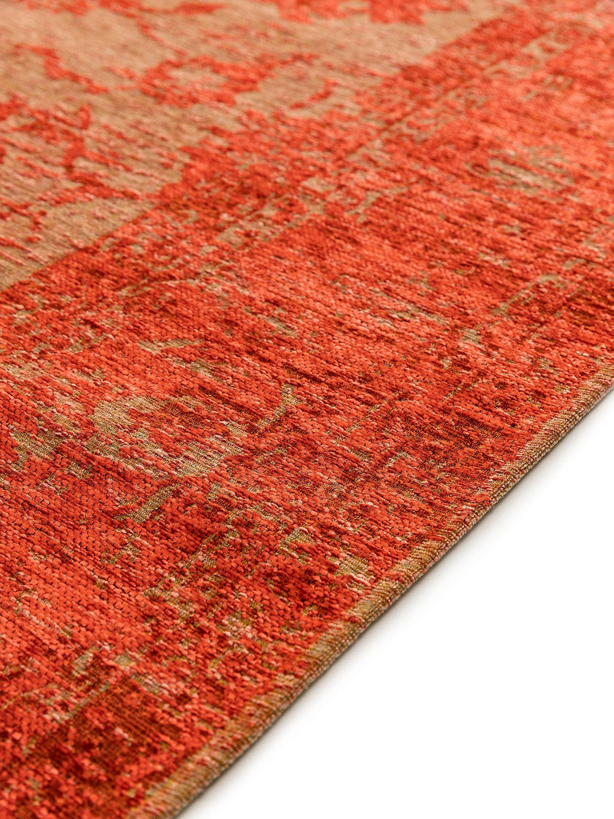 FLACHGEWEBETEPPICH Frencie Rot 120x180 cm - Rot, Textil (120/180cm) - benuta Nest