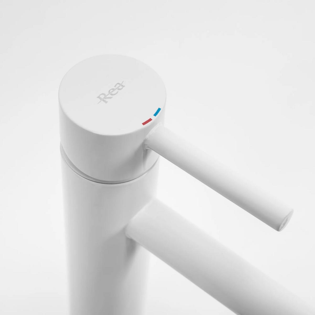 WASCHBECKENARMATUR Rea Lungo White High - Weiß, Metall (5/28/18cm) - REA