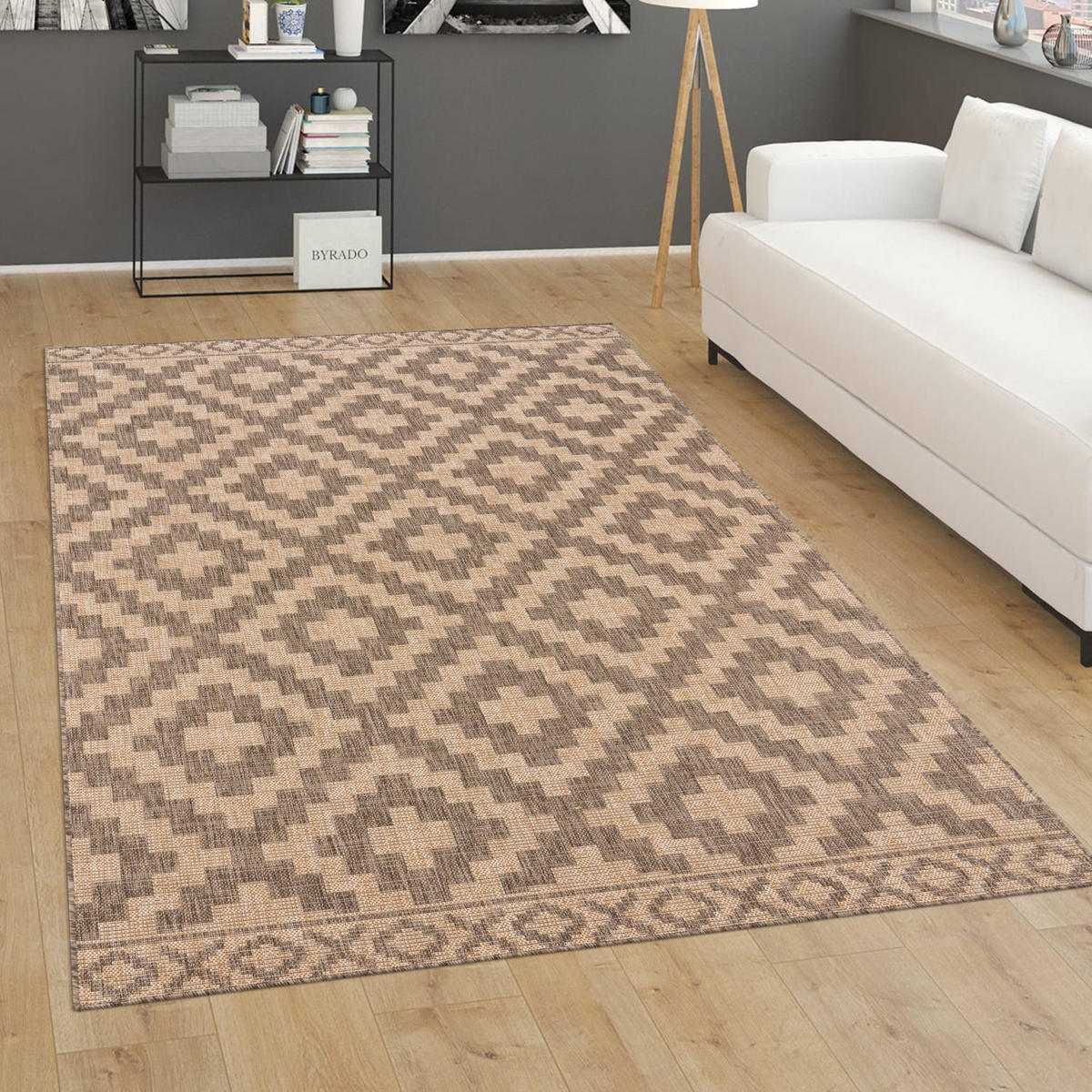 OUTDOORTEPPICH 60/100 cm Modena 222 - Beige, Kunststoff (60/100cm) - Paco Home