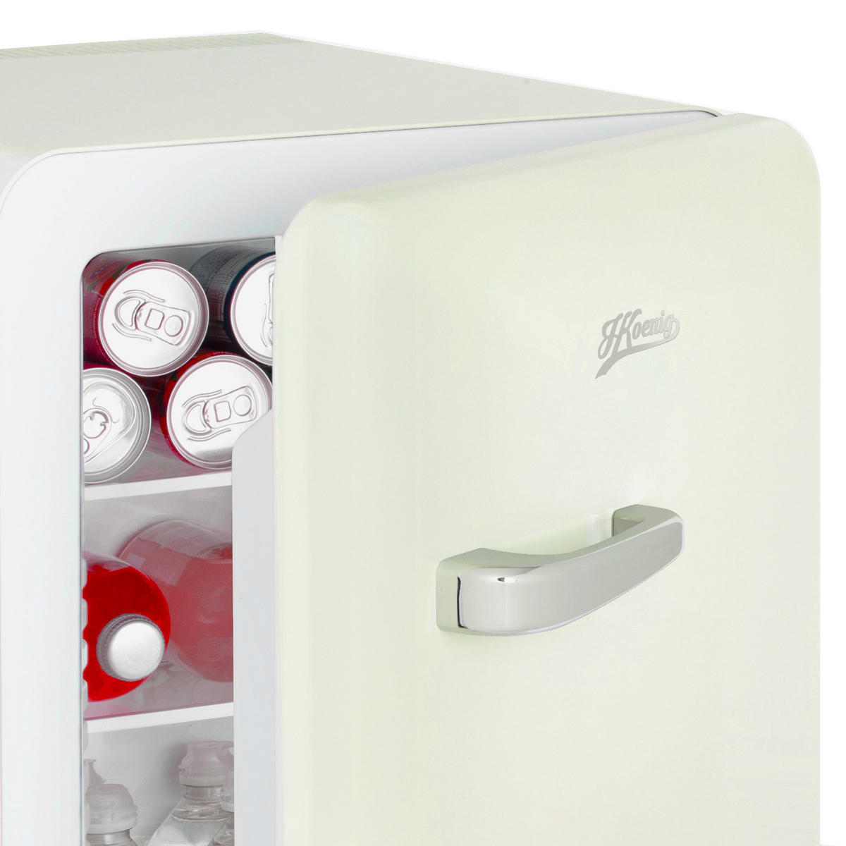 MINI-KÜHLSCHRANK TOAD7, Pastellgrün, 31L - Grün, Metall (42/54/48cm) - HKoenig