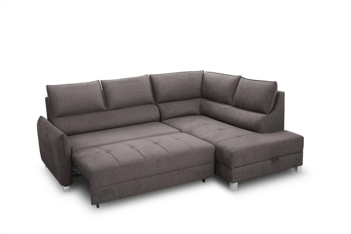 ECKSOFA Marno In Chill Me - Beige, Holzwerkstoff/Textil (260/200cm) - Fun Möbel