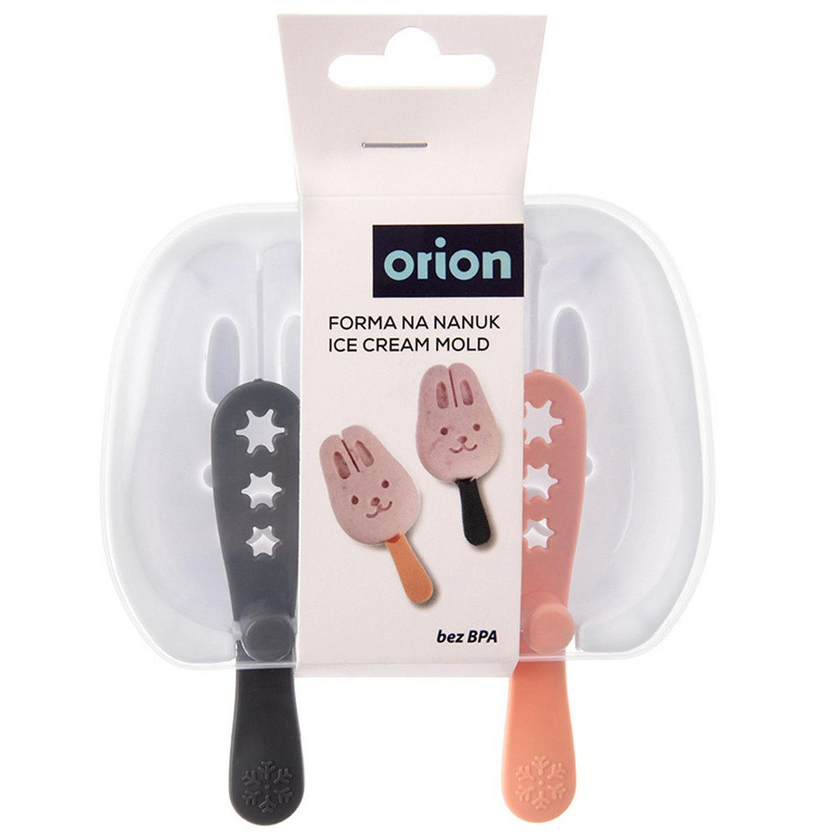 EISFORM Hase weiß - Weiß, Kunststoff (12/2.5/12.5cm) - Orion 