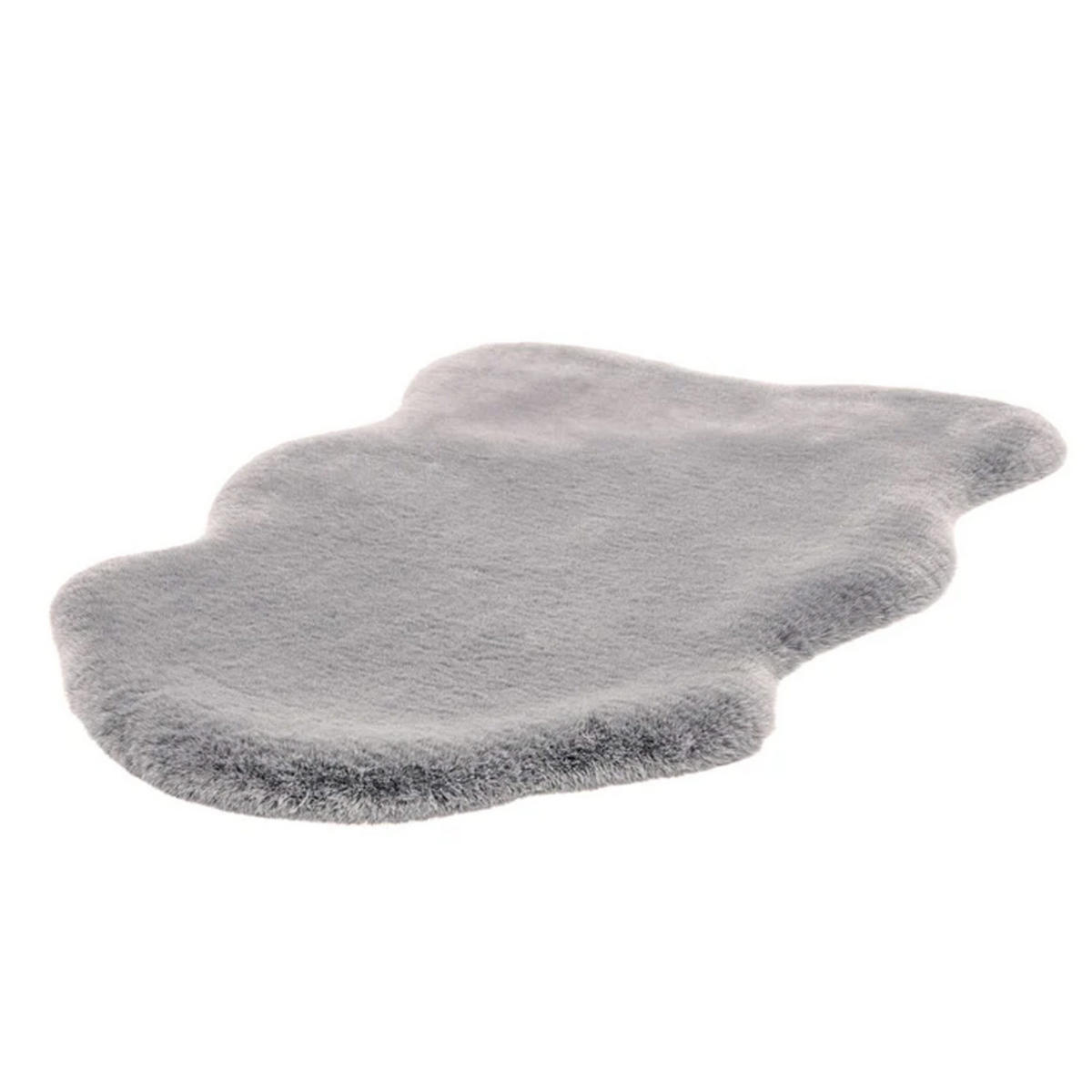 HOCHFLOR-TEPPICH Cosy 500 Grau 60x90 cm - Grau, Kunststoff/Textil (60/90cm) - carpet city