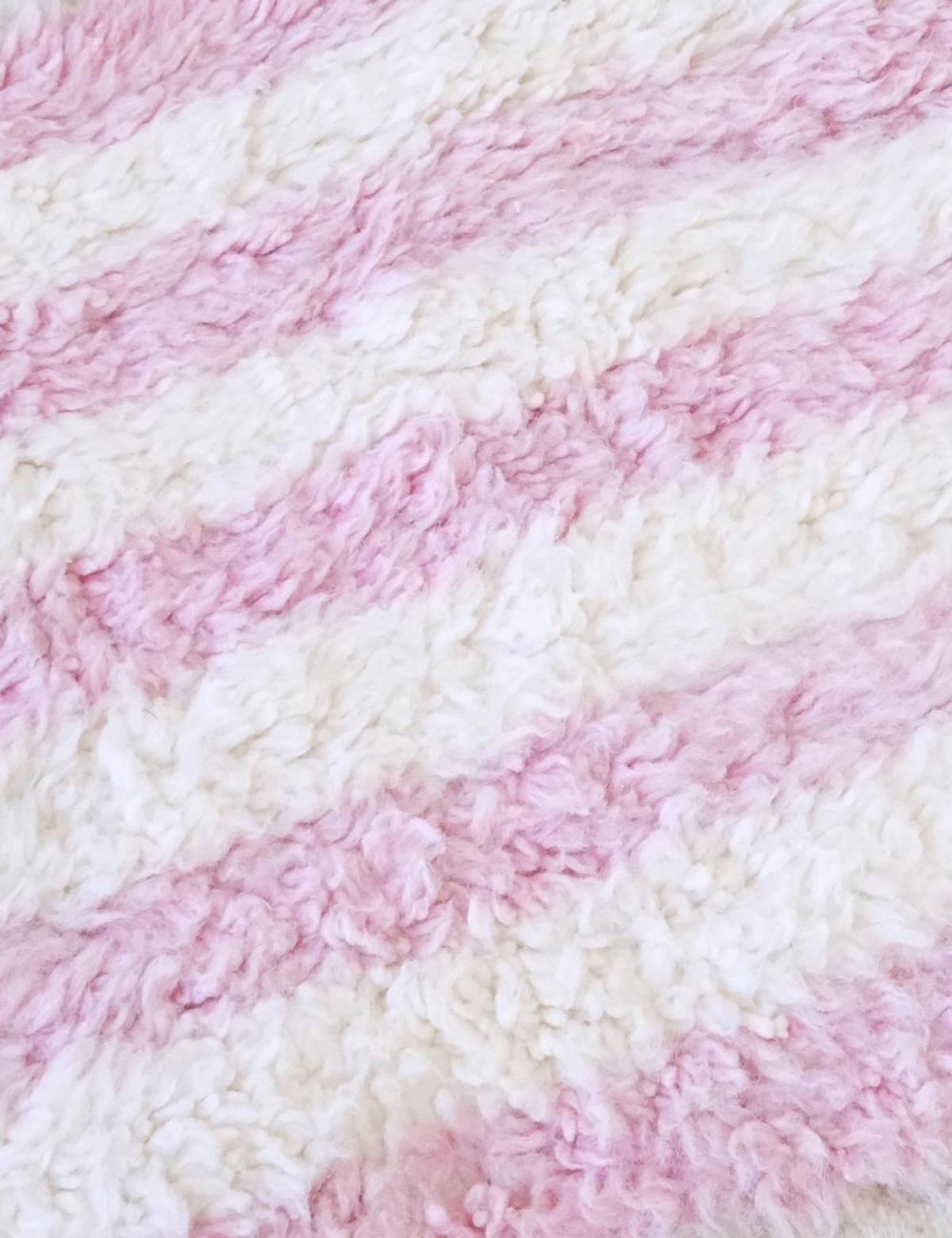 BERBERTEPPICH aus reiner Wolle 62x 232 cm - Pink, Naturmaterialien (62/232cm) - AFK Living