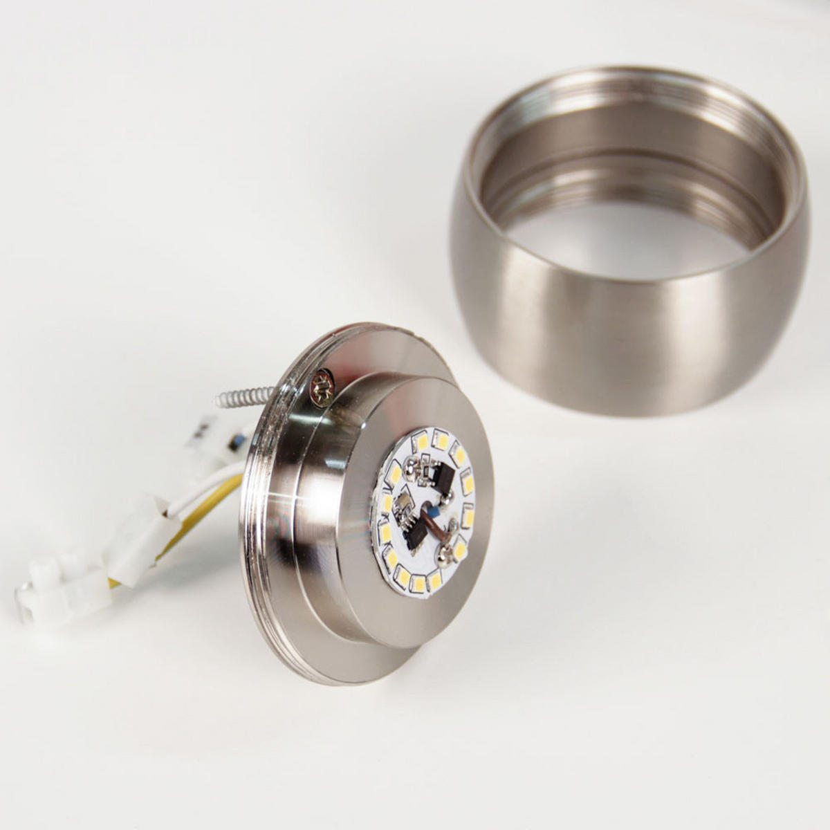 LED-DECKENLEUCHTE Beam Alu-Gebürstet - Alufarben, Metall (8/8/6cm) - s.luce