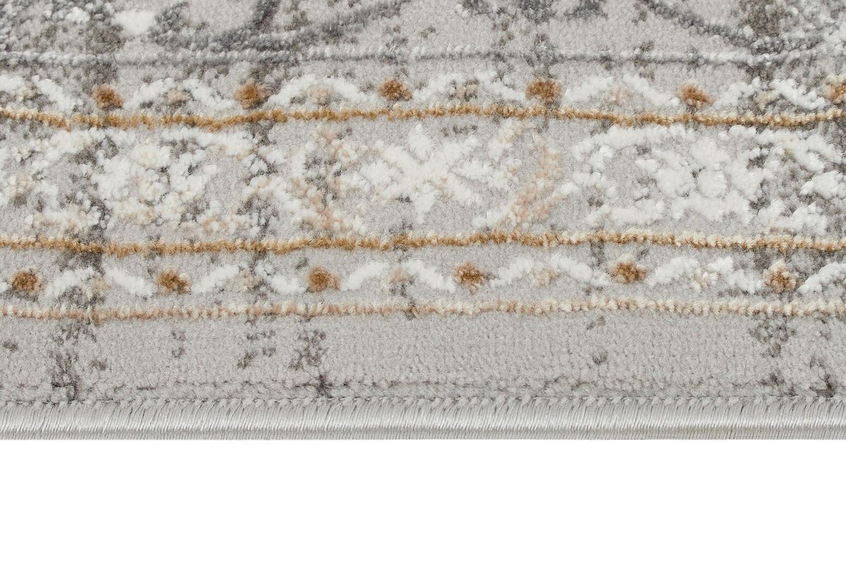 TEPPICH HERA Grau Beige 140/200 cm - Beige/Grau, Textil (140/200cm) - Tapiso