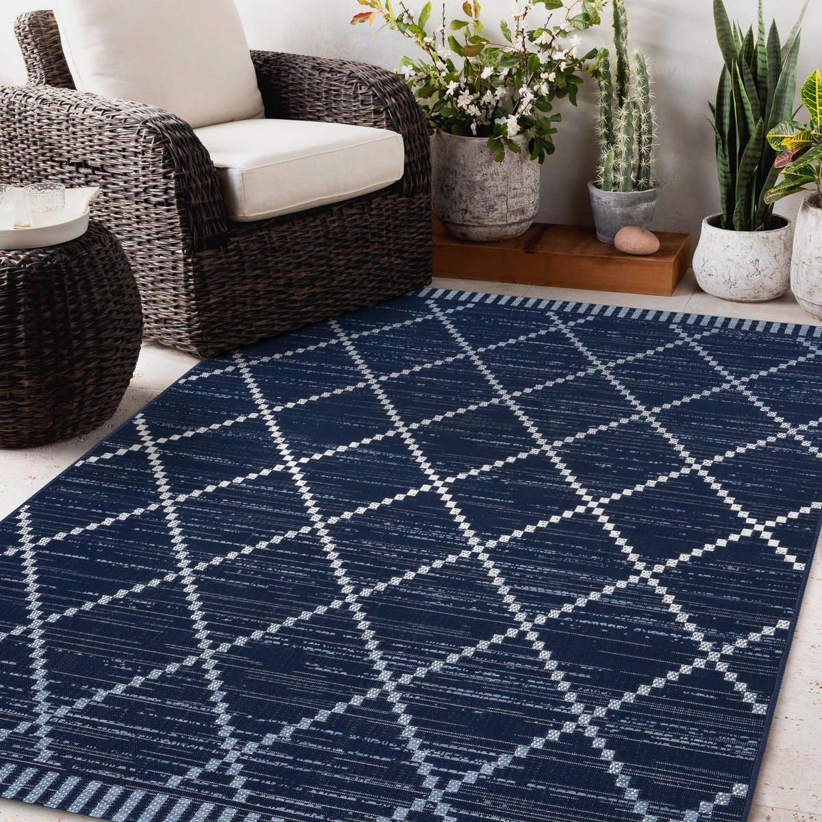 TEPPICH Color 120/170 cm - Blau, Textil (120/170cm) - rugsX