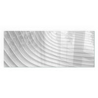 GLASPLATTE für Kamin 125x50 cm - Weiß, Glas (125/50/0.4cm) - TULUP