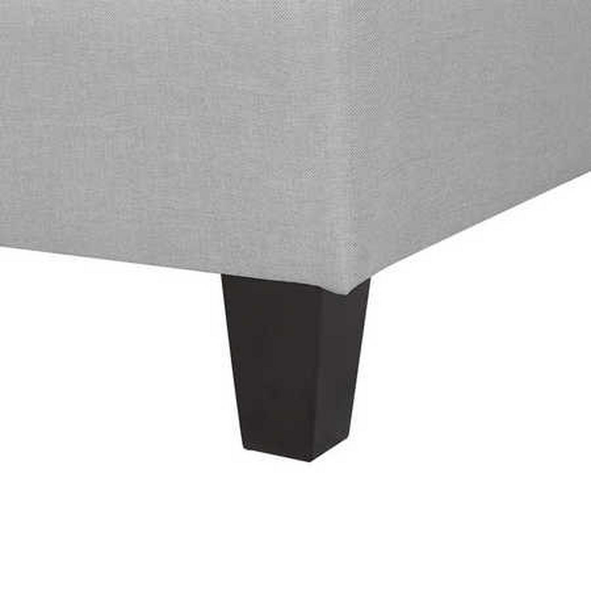 OTTOMANE Fevik 76/76/39 cm - Grau, Kunststoff/Textil (76/39/76cm) - Beliani