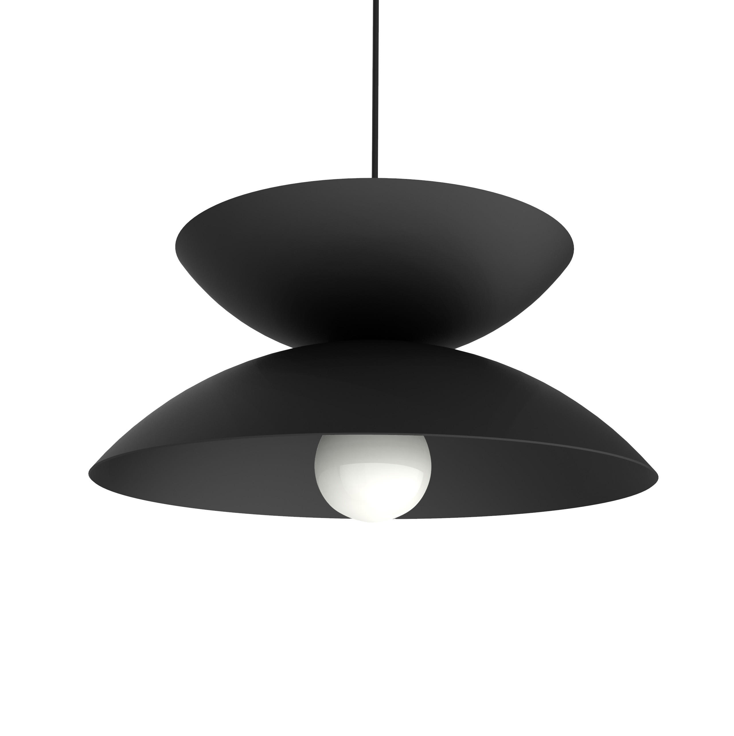 HÄNGELEUCHTE - Schwarz, Metall (40/40/20cm) - Lumicom