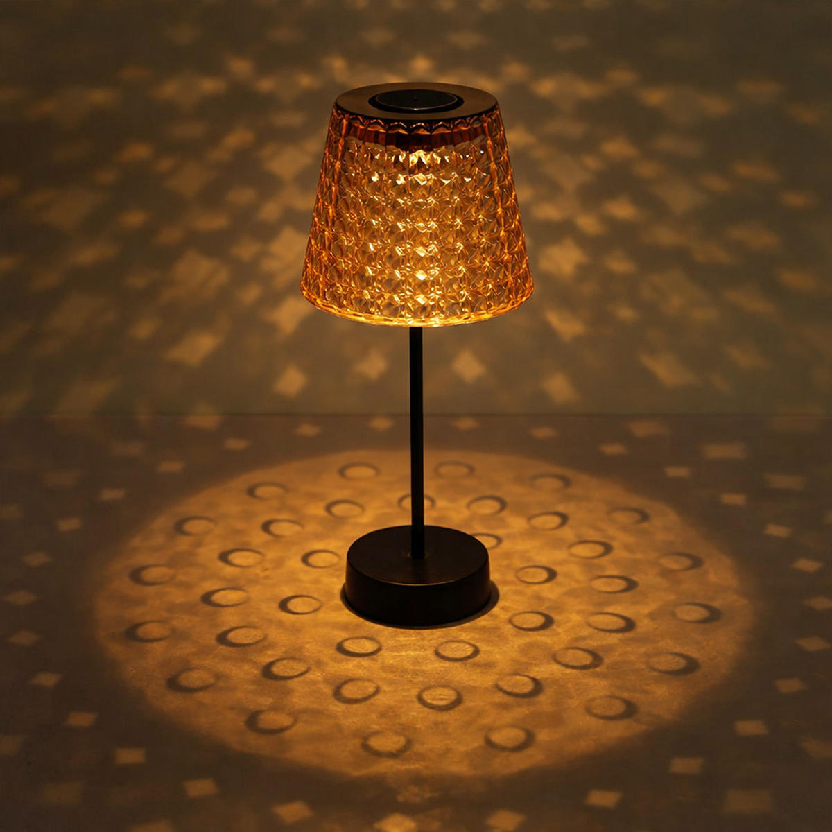 LED AUSSENLEUCHTE Rauchfarben Grau - Grau, Kunststoff (12.5/12.5/29cm) - Globo Lighting