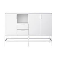 SIDEBOARD weiß - Weiß, Holzwerkstoff (160/111/42cm) - ebuy24