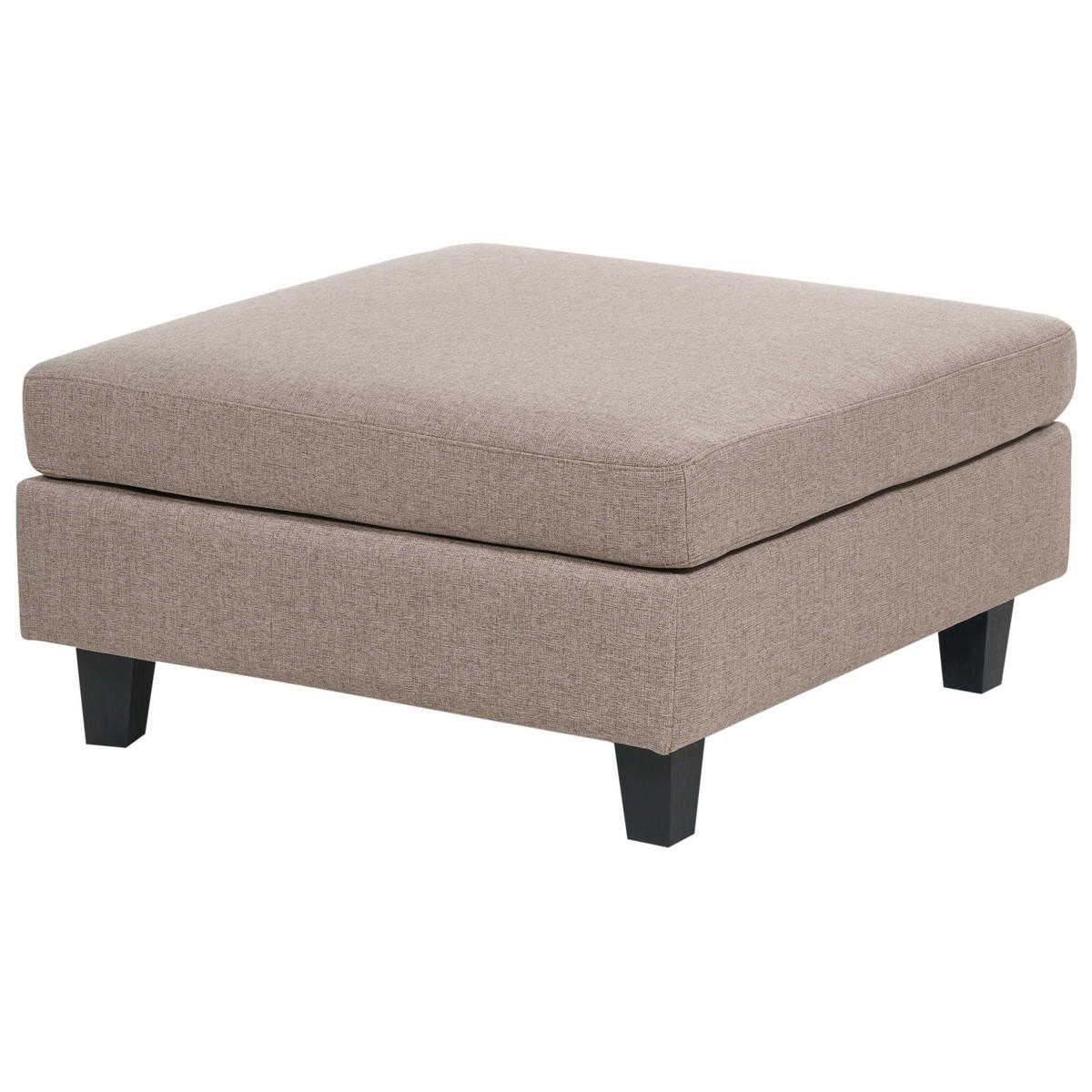COLȚAR modul cu 5 locuri pe partea dreaptă maro textil cu otomană Unstad - maro/negru, material textil (228/228cm) - Beliani