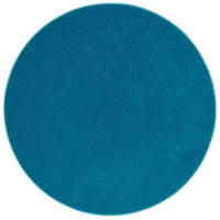 TREND VELOURS TEPPICH JOY RUND - Petrol, Textil (100/100cm) - Snapstyle