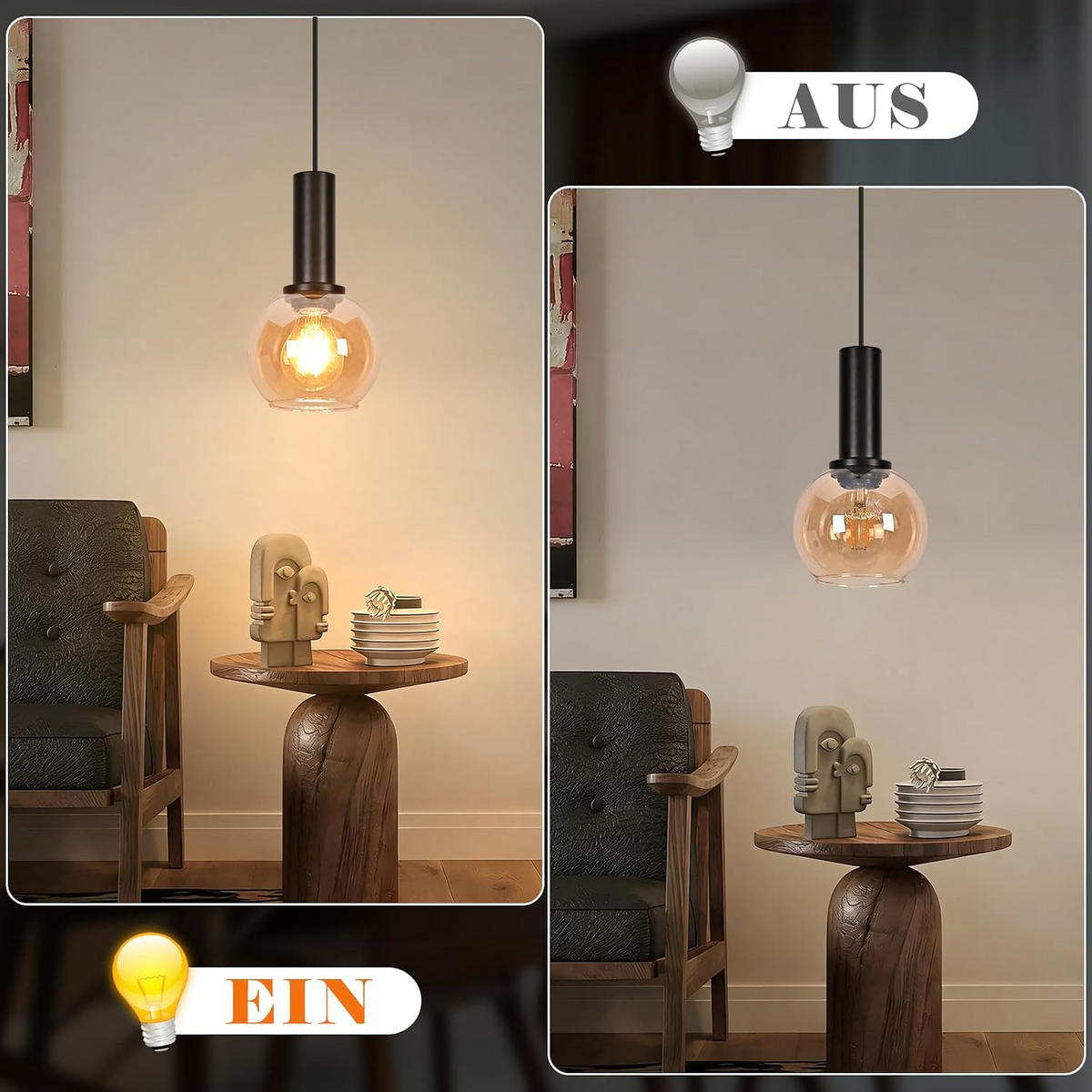 PENDELLEUCHTE 13/10/145cm - Schwarz, Metall (10/13/145cm) - Nettlife