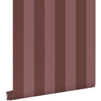 TAPETE Streifenmuster 50 x 900 cm - Lila, Papier (50/900cm) - ESTAhome