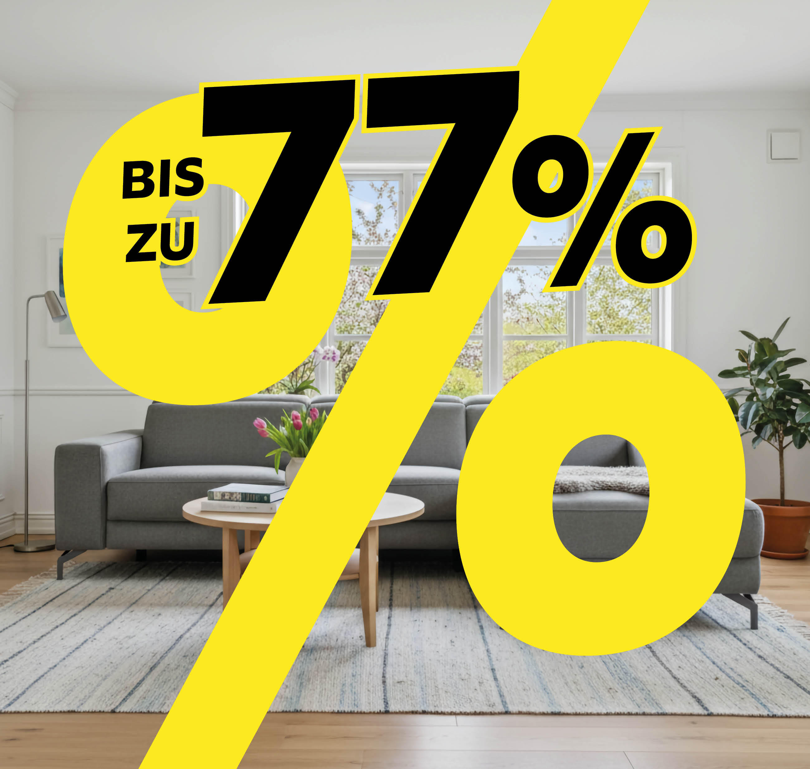 Bis zu 77%