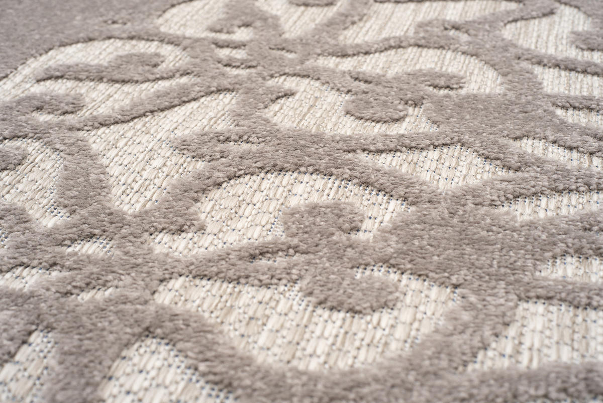 TEPPICH PATIO Grau 300/400 cm - Grau, Kunststoff (300/400cm) - Tapiso