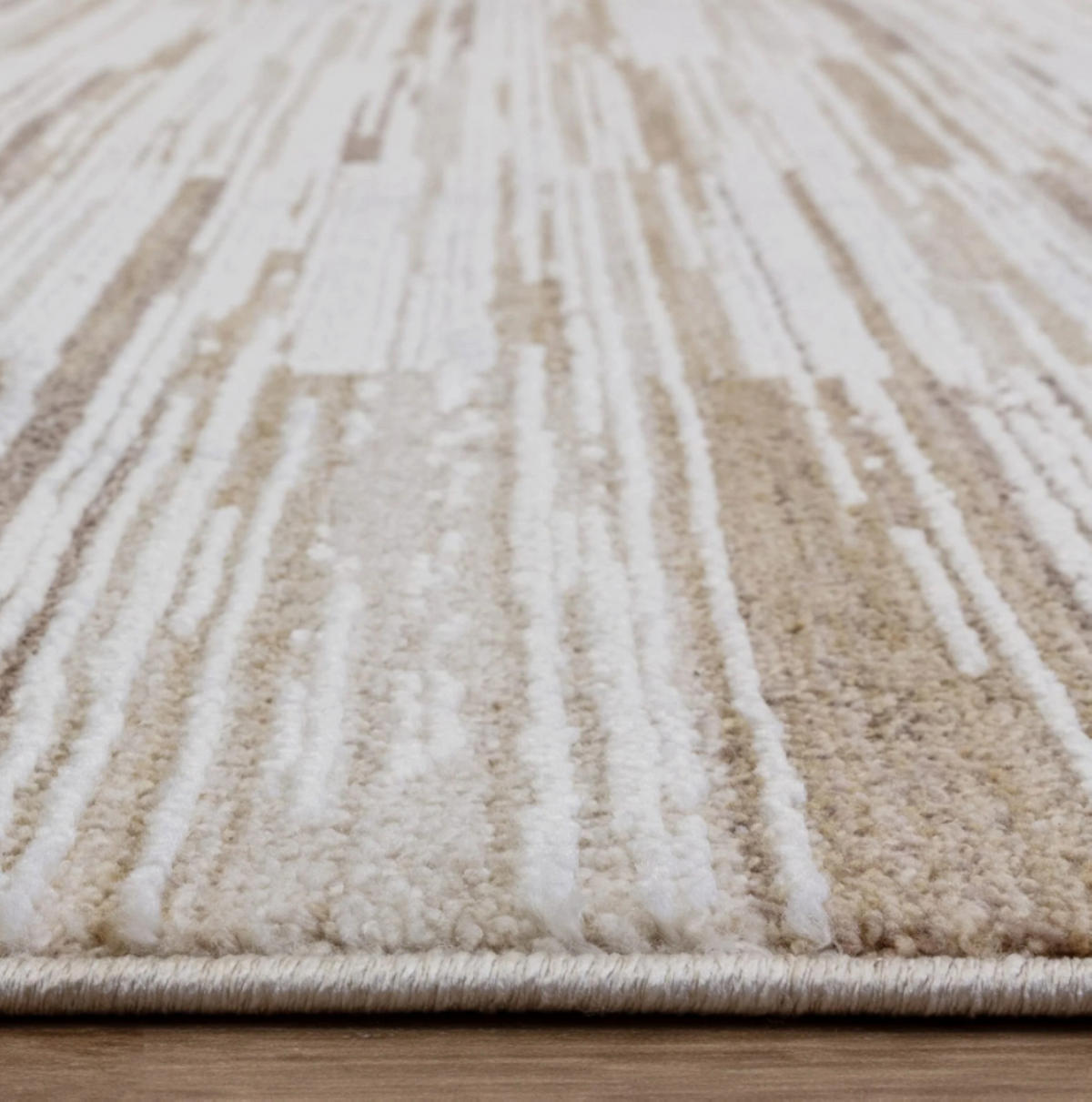 TEPPICH modern Flachgewebe PISO Beige 200 x 300 cm - Beige, Textil (200/300cm) - Novatrend