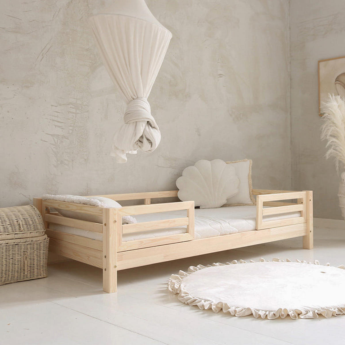 POSTEĽ 90/190 Myléna Drevo - hnedá, drevo (90/190cm) - Petits-meubles
