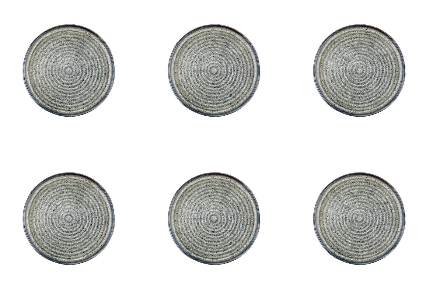 TELLER Zen Ø17cm - 6er-Set - Naturfarben - Grau, Keramik (17cm) - Björn