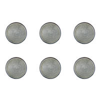 TELLER Zen Ø17cm - 6er-Set - Naturfarben - Grau, Keramik (17cm) - Björn