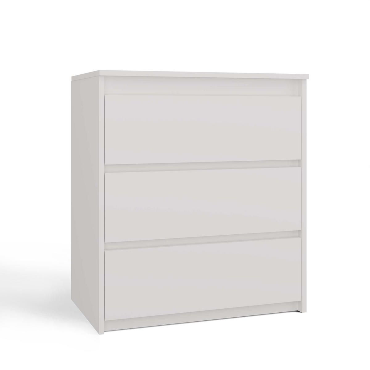 KOMMODE KARO K3 WEISS - Weiß, Holzwerkstoff (70/78/43cm) - CDF