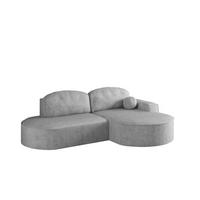 ECKSOFA Girona Mit Schlaffunktion - Hellgrau, Holzwerkstoff/Textil (278/179cm) - Fun Möbel
