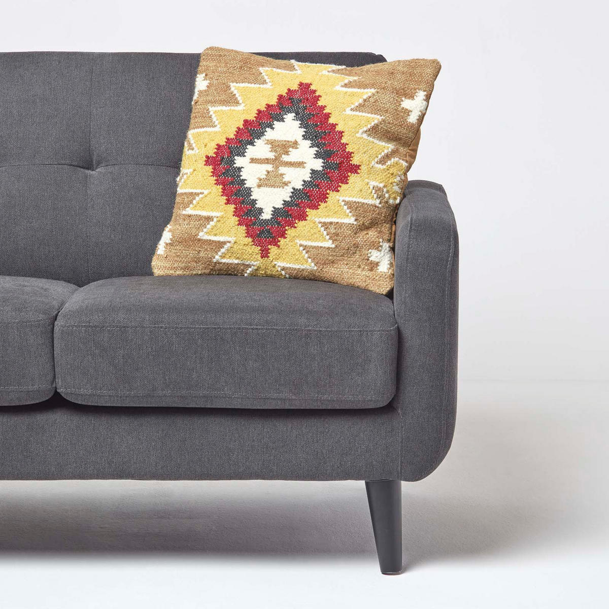 KELIM-KISSEN Jaipur 45/45 cm - Multicolor, Textil (45/45cm) - Homescapes