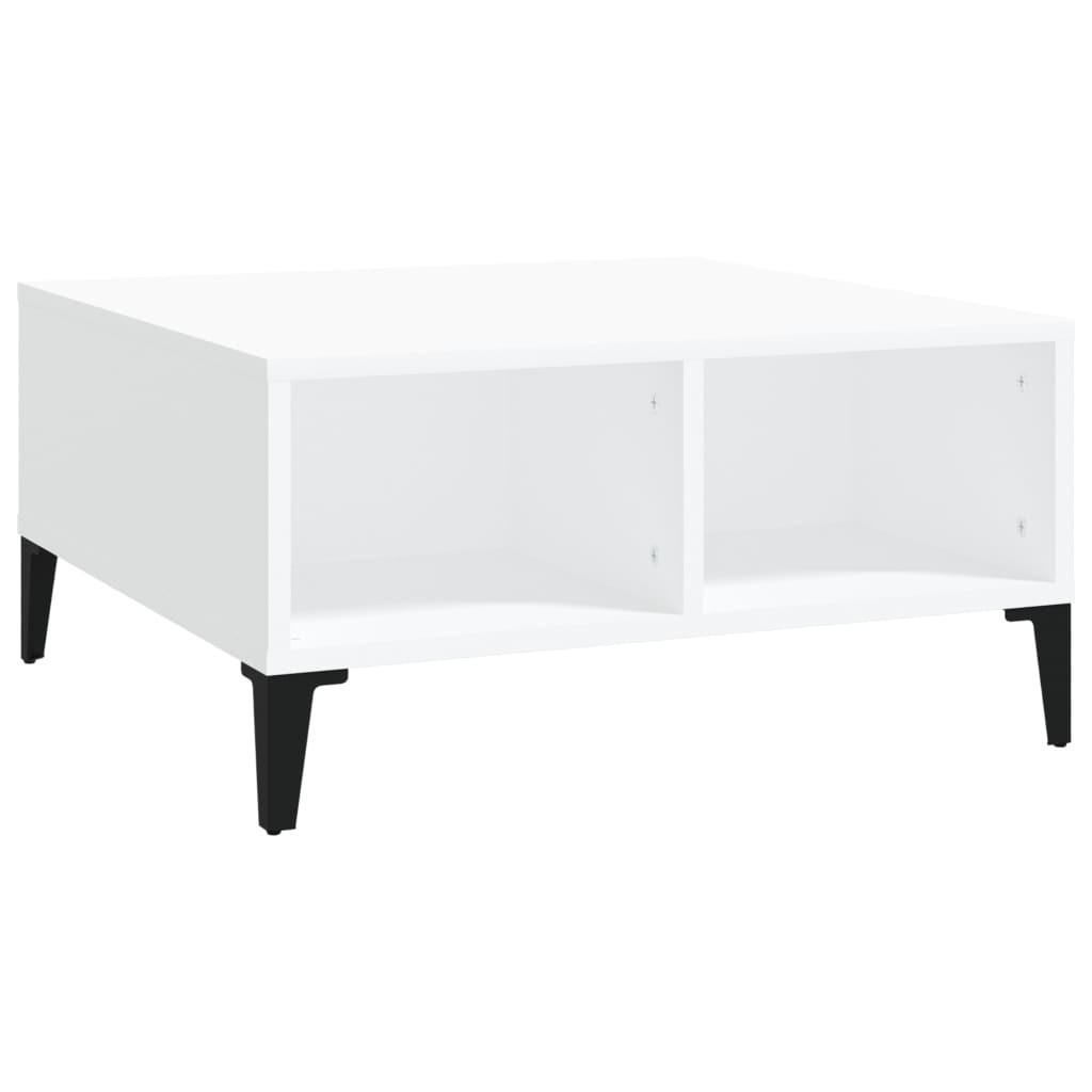COUCHTISCH Weiß 60x60x30 cm Holzwerkstoff - Weiß, Holzwerkstoff (60/60/30cm) - furnicato